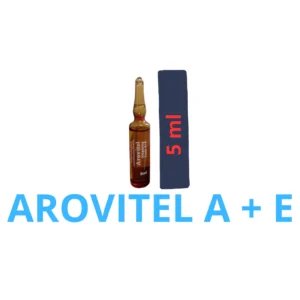 Arovitel Vitamina Ampola de 5ml Vit A+E 1 ampola.