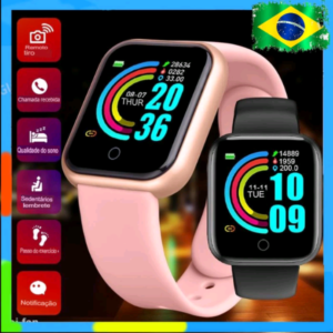 Dê uma olhada em SmartWatch D20 (Y68) Relógio Inteligente Monitor Fitness - Já no Brasill.