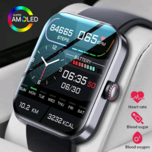 Dê uma olhada em FILIEKEU Relógio Inteligente Para Homens Monitoração Da Pressão Arterial Do Açúcar No Sangue Relógios De fitness Esportivo À Prova D'água smartwatch Mulheres.