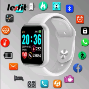Dê uma olhada em Relógio Inteligente Y68 D20 SMARTWATCH BRANCO.