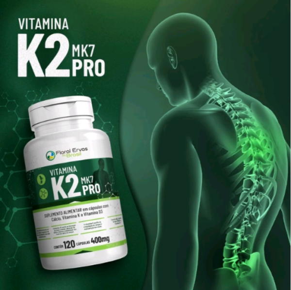 Dê uma olhada em Vitamina k2 Pro + Vit D3 e Cálcio- 120  de 400 Mg Para Ossos e Dentes Ajuda na Coagulação do Sangue.