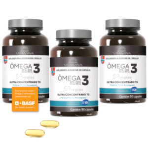 Dê uma olhada em Ômega 3 Importado Da Noruega Ultra Concentrado Certificado IFOS (3 potes).