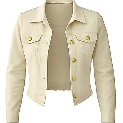 Jaqueta Jeans Feminina Manga Longa Denim Linha Premium. - Imagem 2
